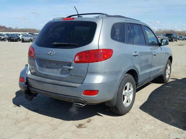 5NMSG13D97H119491 - 2007 HYUNDAI SANTA FE G SILVER photo 4