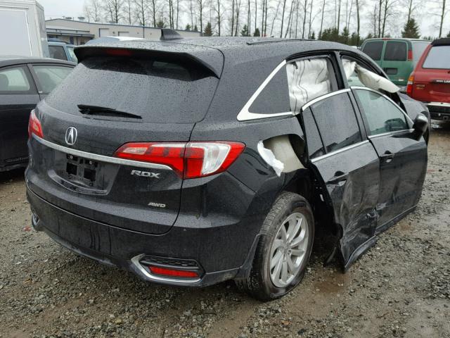 5J8TB4H38GL016115 - 2016 ACURA RDX BASE BLACK photo 4