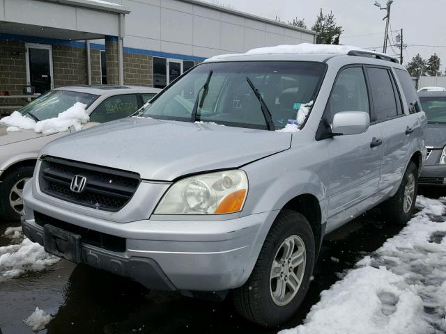 2HKYF18483H573959 - 2003 HONDA PILOT EX BEIGE photo 2