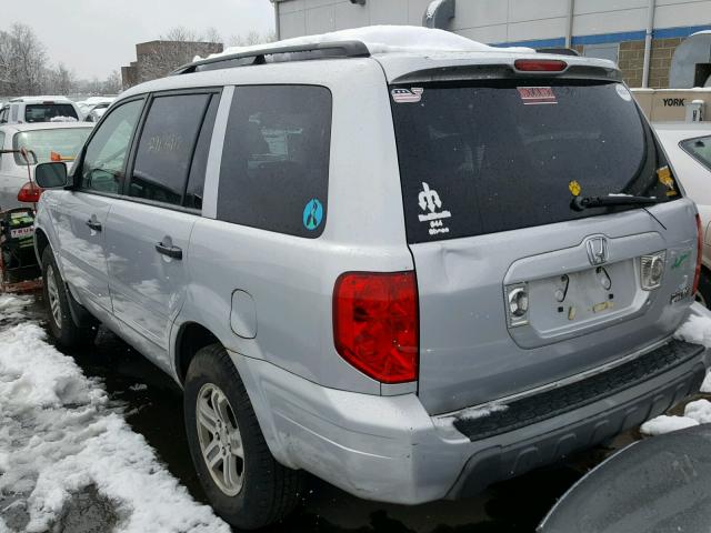 2HKYF18483H573959 - 2003 HONDA PILOT EX BEIGE photo 3