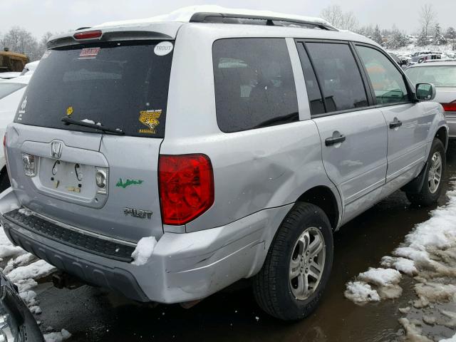 2HKYF18483H573959 - 2003 HONDA PILOT EX BEIGE photo 4