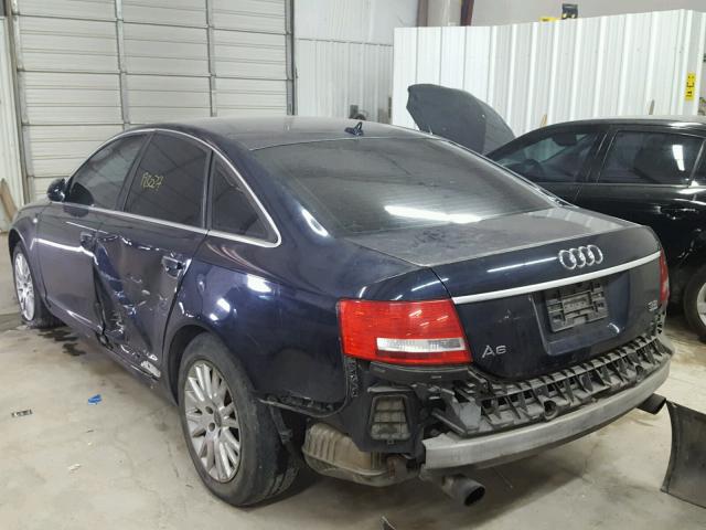 WAUDH74F57N055667 - 2007 AUDI A6 3.2 QUA BLUE photo 3