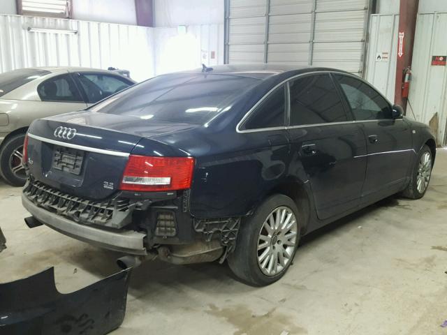 WAUDH74F57N055667 - 2007 AUDI A6 3.2 QUA BLUE photo 4