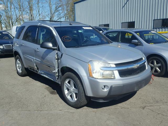 2CNDL73F356152236 - 2005 CHEVROLET EQUINOX LT SILVER photo 1