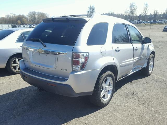 2CNDL73F356152236 - 2005 CHEVROLET EQUINOX LT SILVER photo 4