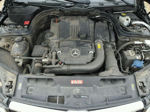 WDDGJ4HB6CF763740 - 2012 MERCEDES-BENZ C 250 BLACK photo 7