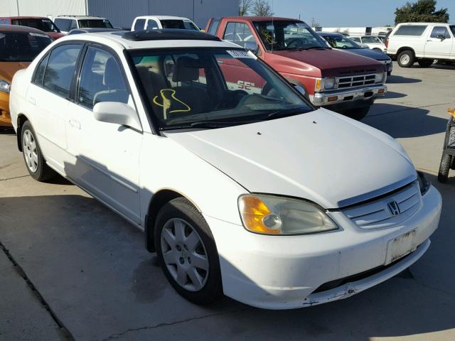 2HGES26872H561126 - 2002 HONDA CIVIC EX WHITE photo 1