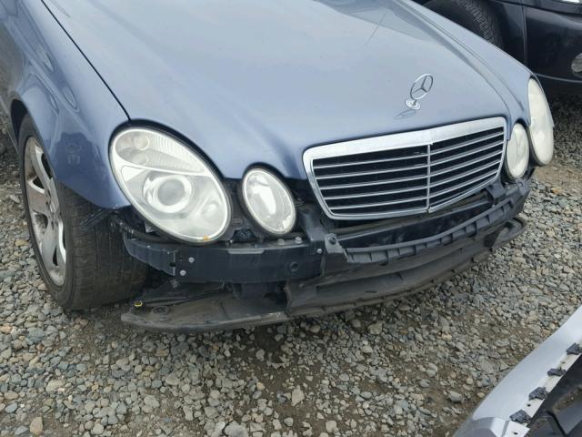 WDBUF65J43A203359 - 2003 MERCEDES-BENZ E 320 BLUE photo 9