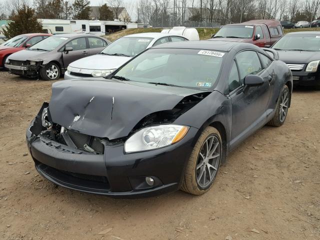 4A31K3DT3BE012831 - 2011 MITSUBISHI ECLIPSE GT BLACK photo 2