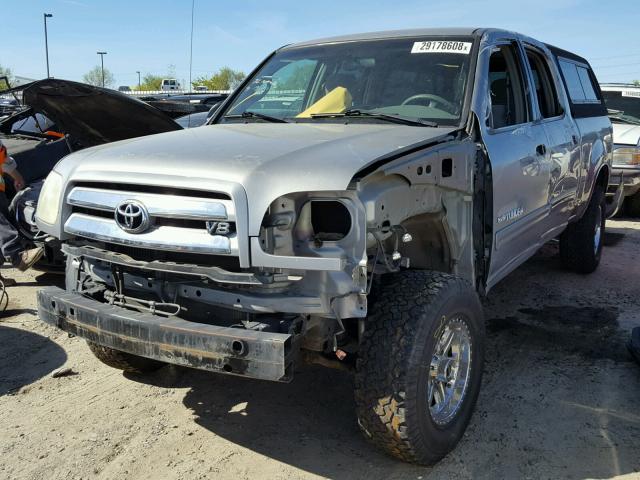 5TBDT441X5S479513 - 2005 TOYOTA TUNDRA DOU SILVER photo 2