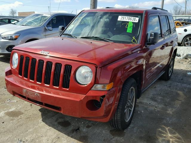 1J4NT2GB7AD518837 - 2010 JEEP PATRIOT SP RED photo 2