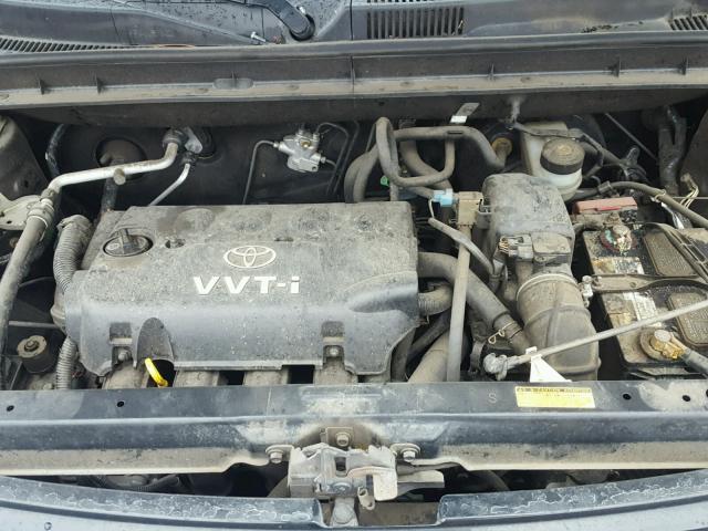 JTLKT334440162997 - 2004 TOYOTA SCION XB BLACK photo 7