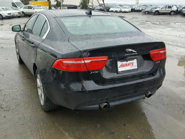 SAJAR4BG4HA954978 - 2017 JAGUAR XE BASE BLACK photo 3