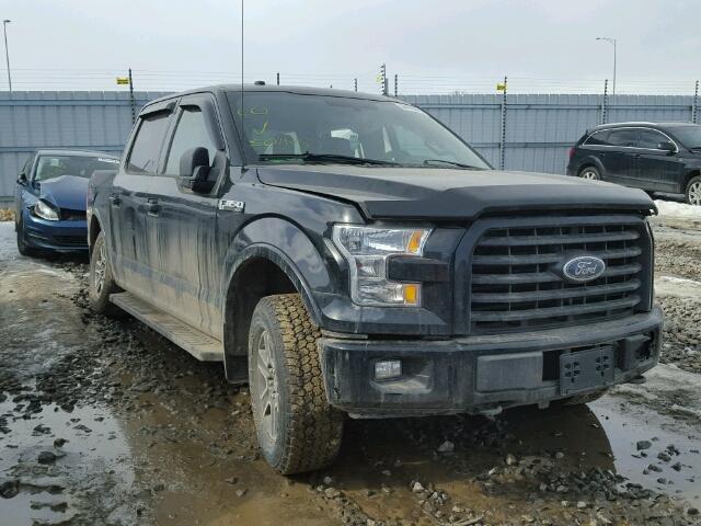 1FTEW1EF2HFC15234 - 2017 FORD F150 SUPER BLACK photo 1