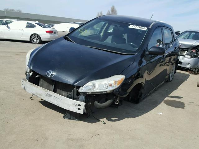 2T1KE40E69C006840 - 2009 TOYOTA COROLLA MA BLACK photo 2