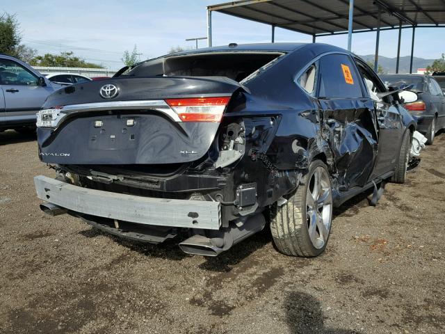 4T1BK1EB0FU157253 - 2015 TOYOTA AVALON XLE 黑色 照片 4