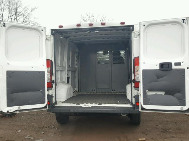 3C6TRVNG8GE108655 - 2016 RAM PROMASTER WHITE photo 9