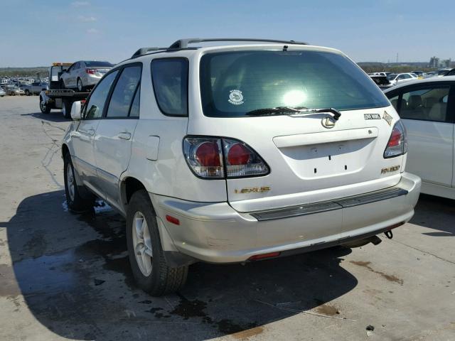 JTJGF10U720128886 - 2002 LEXUS RX 300 CREAM photo 3