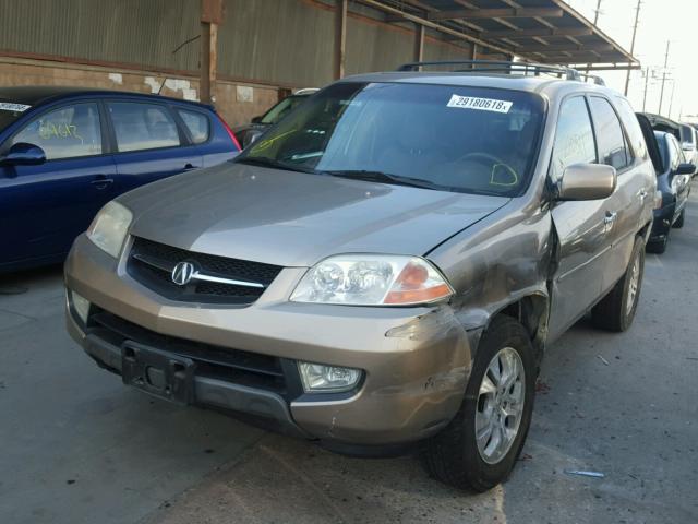 2HNYD18883H539600 - 2003 ACURA MDX TOURIN GOLD photo 2