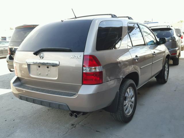 2HNYD18883H539600 - 2003 ACURA MDX TOURIN GOLD photo 4