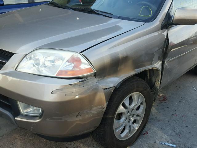 2HNYD18883H539600 - 2003 ACURA MDX TOURIN GOLD photo 9