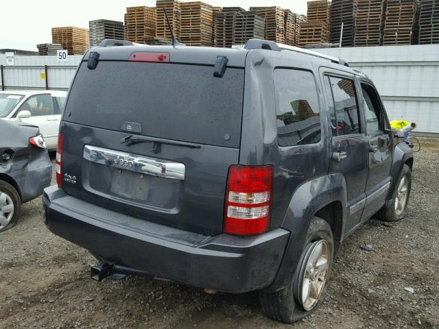 1J4PN5GK6BW536546 - 2011 JEEP LIBERTY LI CHARCOAL photo 4