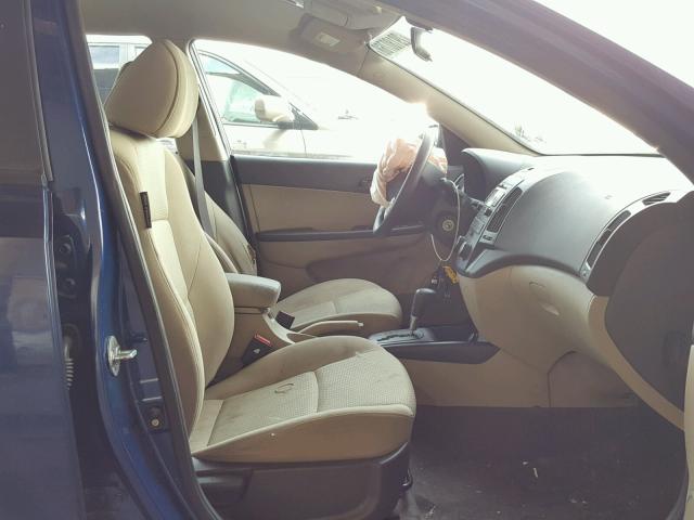 KMHDB8AEXCU139310 - 2012 HYUNDAI ELANTRA TO BLUE photo 5