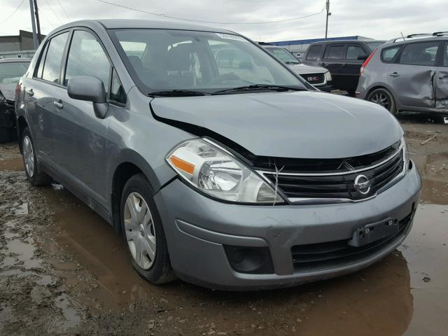 3N1BC1AP5AL382325 - 2010 NISSAN VERSA S GRAY photo 1