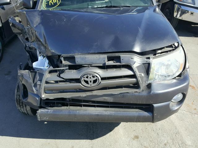 5TETU4GN6AZ714310 - 2010 TOYOTA TACOMA PRE CHARCOAL photo 7