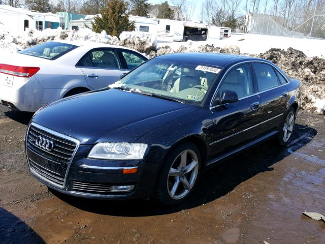 WAULV94E29N003147 - 2009 AUDI A8 4.2 QUA BLUE photo 2