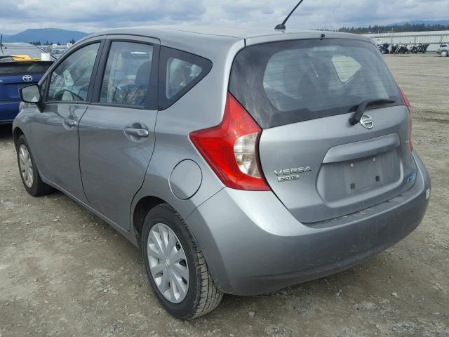 3N1CE2CPXFL402139 - 2015 NISSAN VERSA NOTE SILVER photo 3