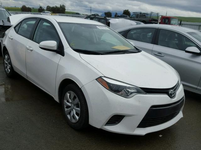 5YFBURHE8GP411499 - 2016 TOYOTA COROLLA L WHITE photo 1