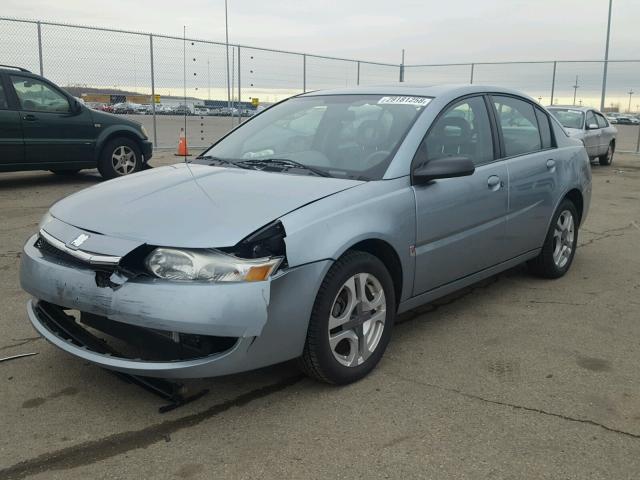 1G8AL52F03Z180083 - 2003 SATURN ION LEVEL BLUE photo 2