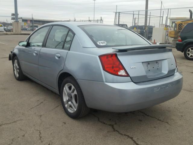 1G8AL52F03Z180083 - 2003 SATURN ION LEVEL BLUE photo 3