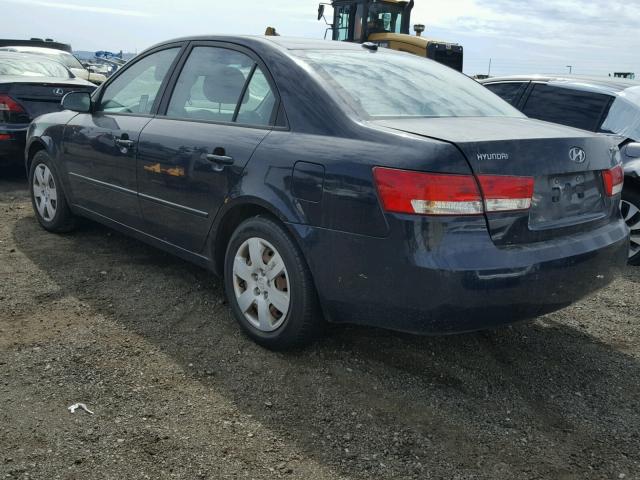 5NPET46CX7H242474 - 2007 HYUNDAI SONATA GLS BLUE photo 3