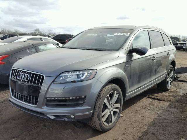 WA1LGAFE5ED011877 - 2014 AUDI Q7 PREMIUM GRAY photo 2