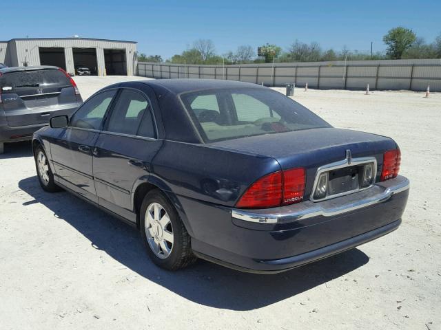 1LNHM87A02Y675853 - 2002 LINCOLN LS BLUE photo 3