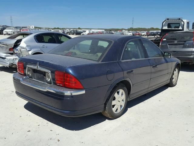 1LNHM87A02Y675853 - 2002 LINCOLN LS BLUE photo 4