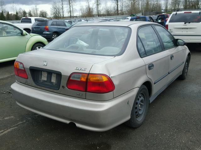 1HGEJ6522YL008189 - 2000 HONDA CIVIC DX TAN photo 4