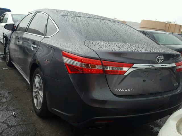 4T1BK1EBXEU093995 - 2014 TOYOTA AVALON BAS Մոխրագույն լուսանկար 3