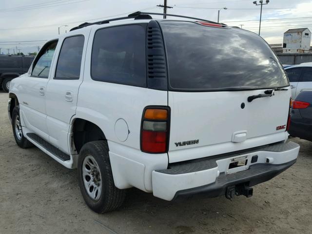 1GKEK63U54J146187 - 2004 GMC YUKON DENA WHITE photo 3