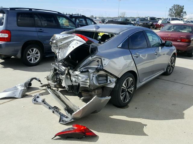 19XFC1F75GE207593 - 2016 HONDA CIVIC EXL SILVER photo 4
