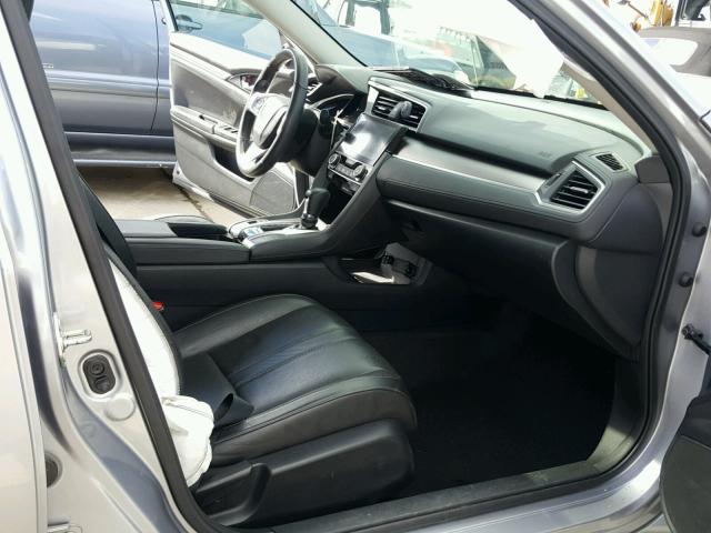 19XFC1F75GE207593 - 2016 HONDA CIVIC EXL SILVER photo 5