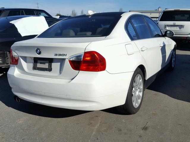 WBAVB33536PS15796 - 2006 BMW 330 I WHITE photo 4