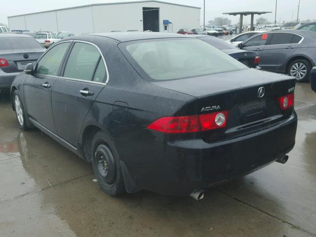 JH4CL96894C012902 - 2004 ACURA TSX BLACK photo 3