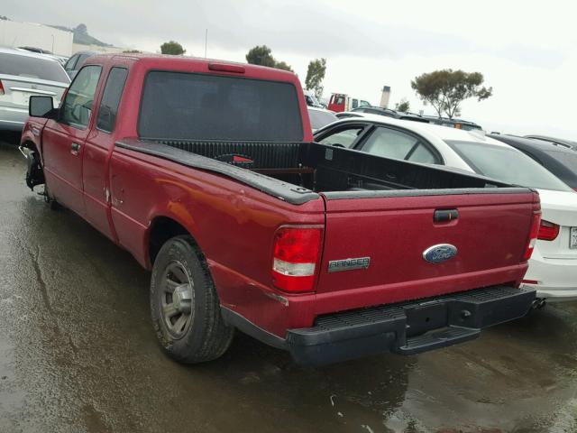 1FTYR14U57PA43780 - 2007 FORD RANGER SUP RED photo 3