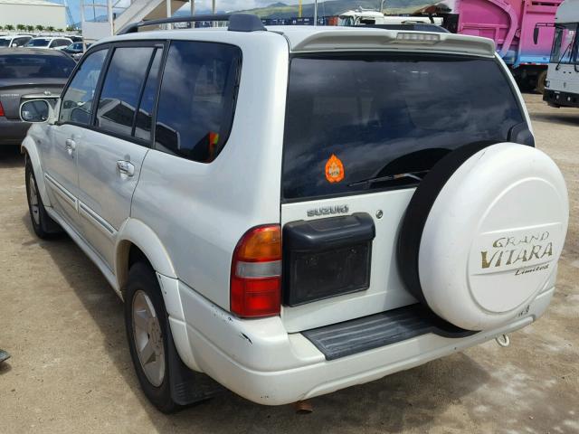 JS3TY92V714103866 - 2001 SUZUKI GRAND VITA WHITE photo 3