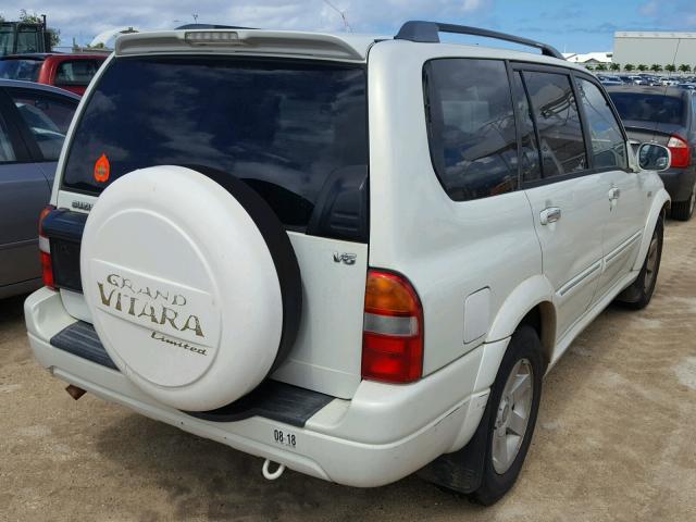 JS3TY92V714103866 - 2001 SUZUKI GRAND VITA WHITE photo 4