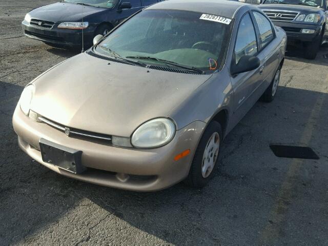 1P3ES46C11D252603 - 2001 PLYMOUTH NEON BASE 棕色 照片 2