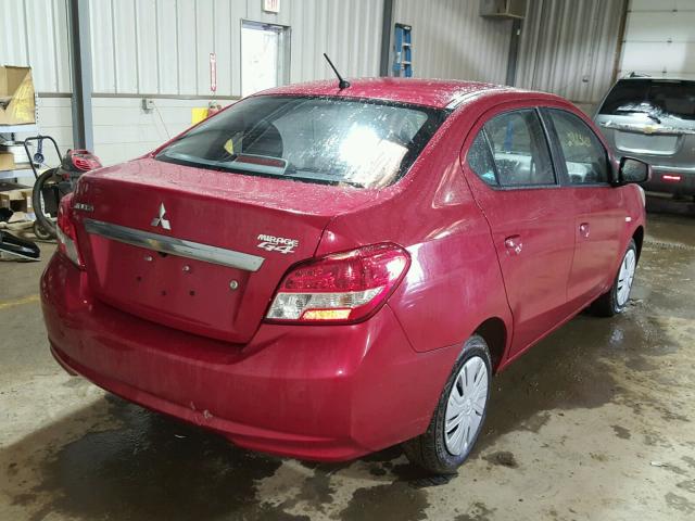 ML32F3FJ5JHF03623 - 2018 MITSUBISHI MIRAGE G4 RED photo 4